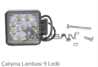 Parça Kodu: 2142969 Çalışma Lambası 9 Ledli
