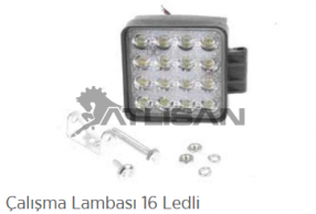 Parça Kodu: 2142968 Parça Adı: Çalışma Lambası 16 Ledli