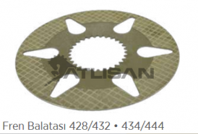 Parça Kodu: 2385291 Parça Adı: Fren Balatası 428/432 • 434/444